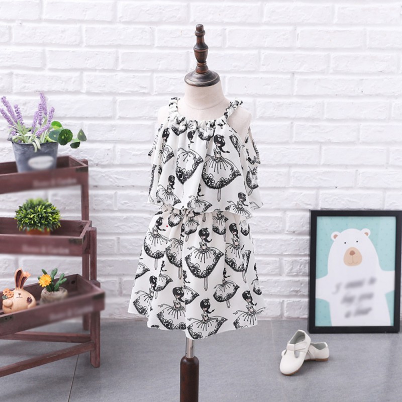 Đầm chiffon Hàn Quốc cho bé