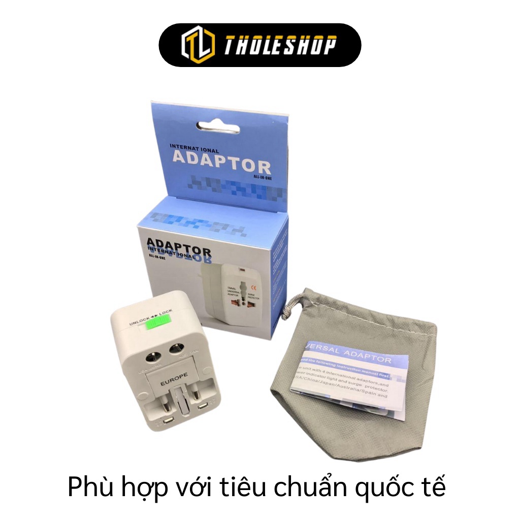 [SGD] Ổ Điện Du Lịch Đa Năng - Ổ Cắm Quốc Tế Honeys ECO-TV1 Kiểu Dáng Xếp Gọn Gàng  5685