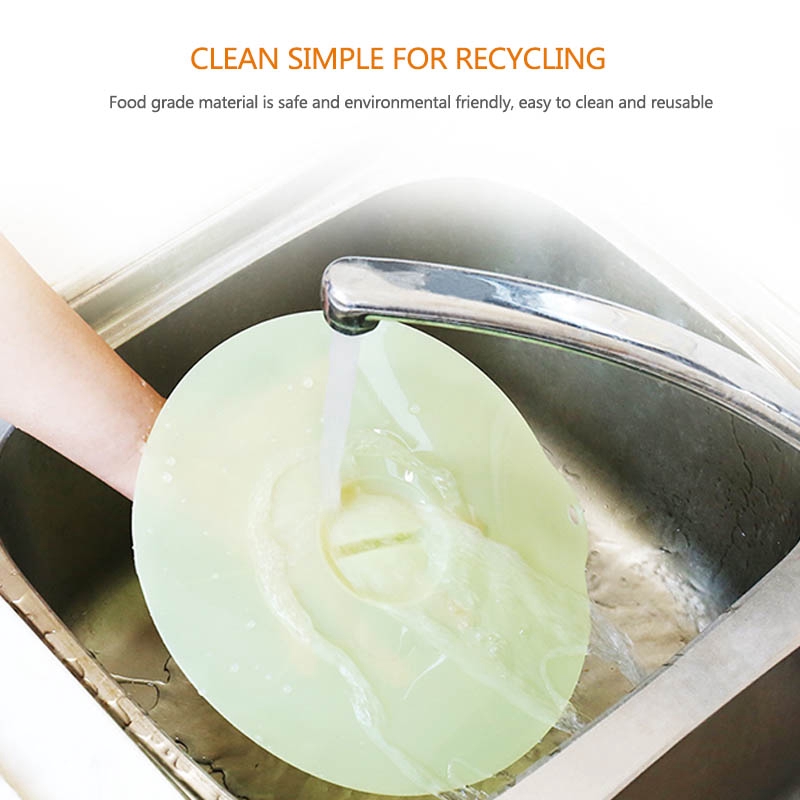 Nắp Silicone Đậy Tô Chén Bảo Quản Thực Phẩm Tái Sử Dụng Được Tiện Lợi