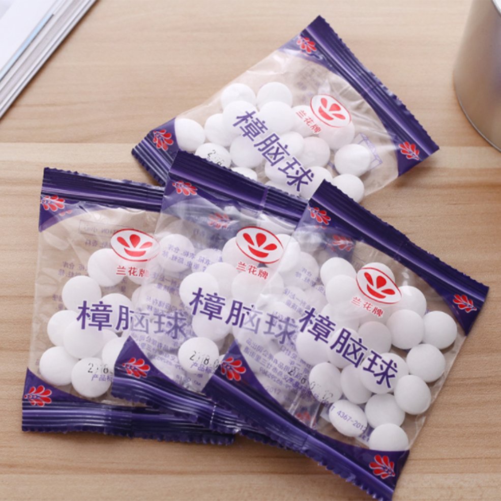 Camphor Ball Camphor White Mothballs Moth Ball Insect-resistant Eat By Moth