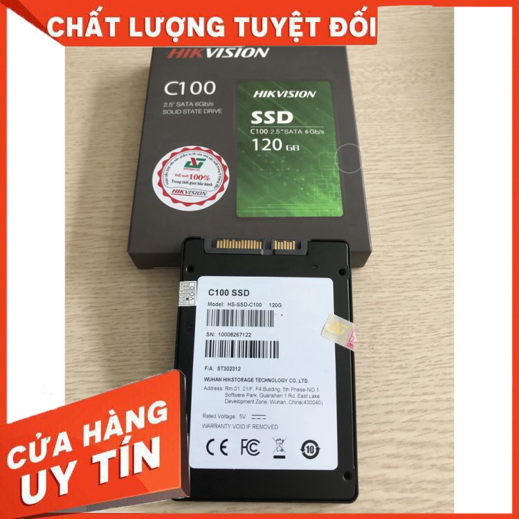 Ổ Cứng SSD HIKVISION C100 120GB Sata III - Hàng Chính Hãng - hàng chất lượng, giá tại kho