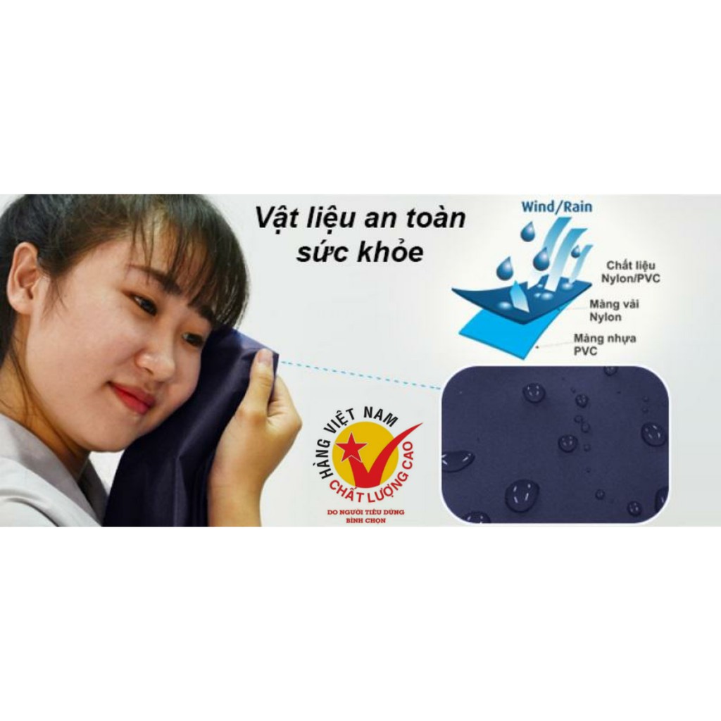 [ BỀN ĐẸP ] Áo mưa bộ thời trang cao cấp Rando ASNM-38