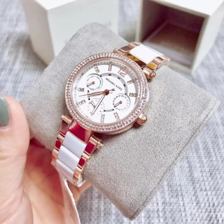 Đồng Hồ Michael Kors Nữ MK6261 Đính Đá Vỏ Rose Gold Size 33mm