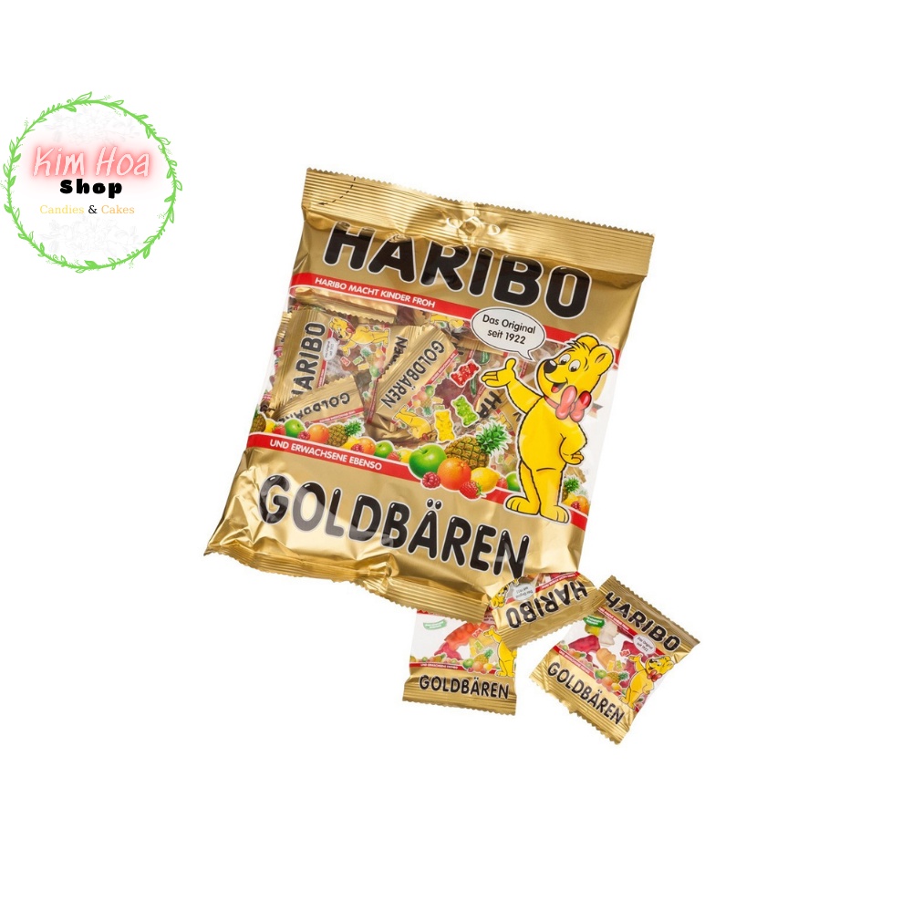 Kẹo Dẻo HARIBO Goldbaren & Roulette hương vị trái cây EU - MADE IN GERMANY