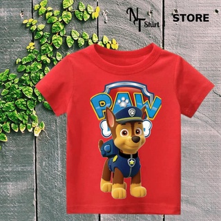 Áo thun bé trai và bé gái, Áo phông trẻ em in hình Đội chó cứu hộ Paw Patrol, Áo cotton xịn mặc mát thoải mái NTshirt 04