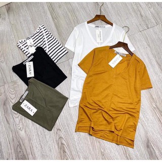 Áo phông nữ cổ chất thoáng mát lên form sang chảnh (ảnh thật feedback khách hàng)