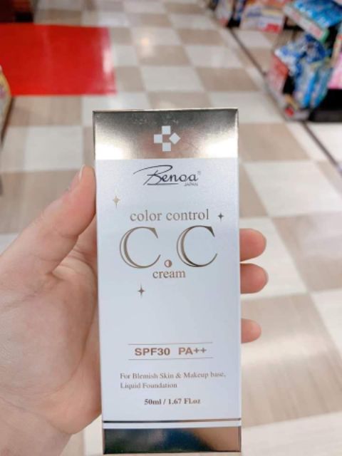 KEM NỀN TRANG ĐIỂM DA CC CREAM BENOA NHẬT 50ML | BigBuy360 - bigbuy360.vn