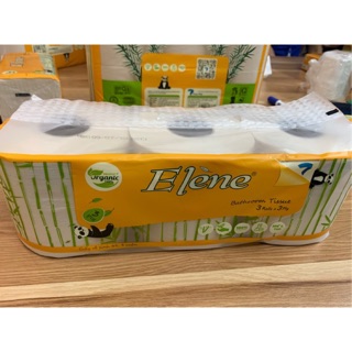 GIẤY VỆ SINH GẤU TRÚC 3 CUỘN ELENE 3 LỚP