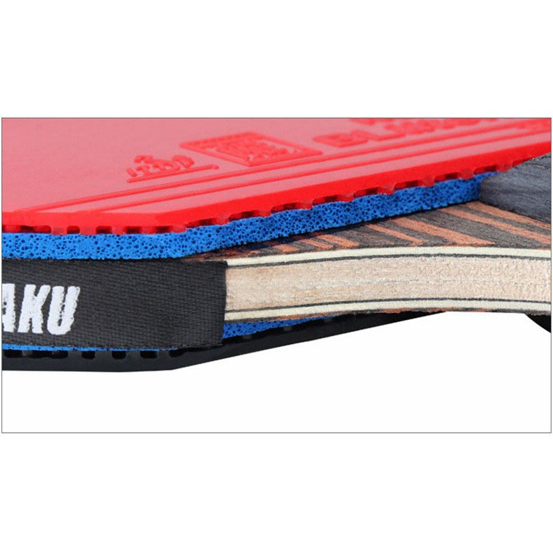 Bộ Vợt Đánh Bóng Bàn Kokutku 4/5/6 Star ITTF Ping Pong Bat Profes Bằng Cao Su 868