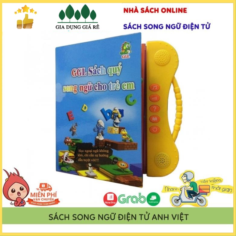 Sách Nói Điện Tử Song Ngữ Anh/Việt Giúp Trẻ Học Tốt Tiếng Anh