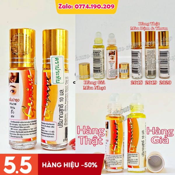 Serum Kích Mọc Chân Mày, Mọc Tóc, Mọc Râu Genive 10ml