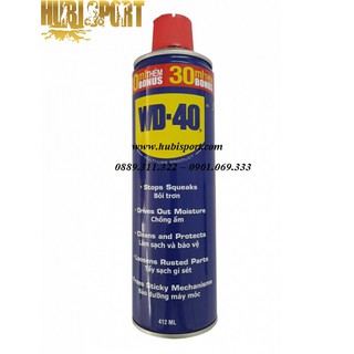 Bình xịt chống rỉ xét, bôi trơn bảo dưỡng wd - 40