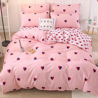 Set drap + 2 vỏ gối đầu và 1 vỏ ôm