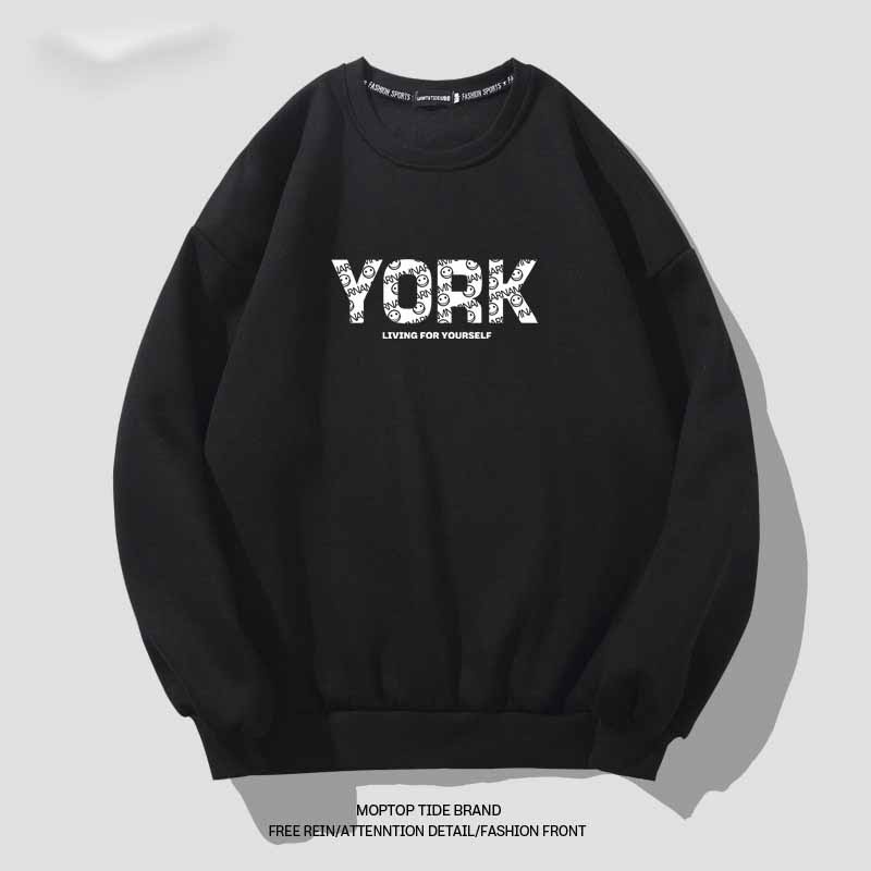 Áo Sweater YORK phong cách Ulzzang Hàn Quốc tay dài họa tiết in hình phong cách cá tính CoolZ C012