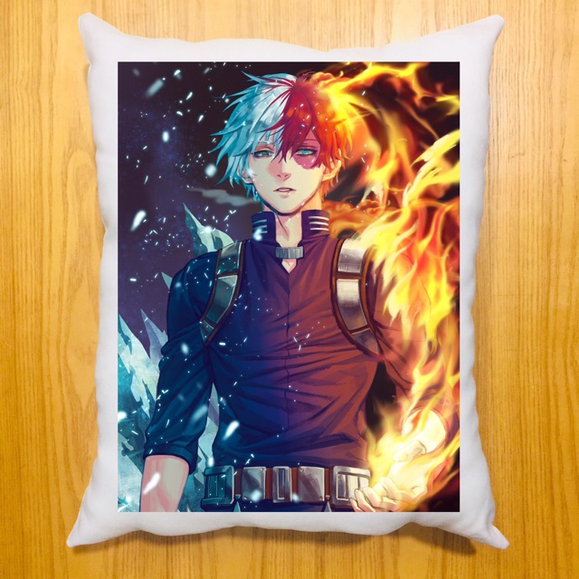 Gối ôm anime my hero dài 40x50cm