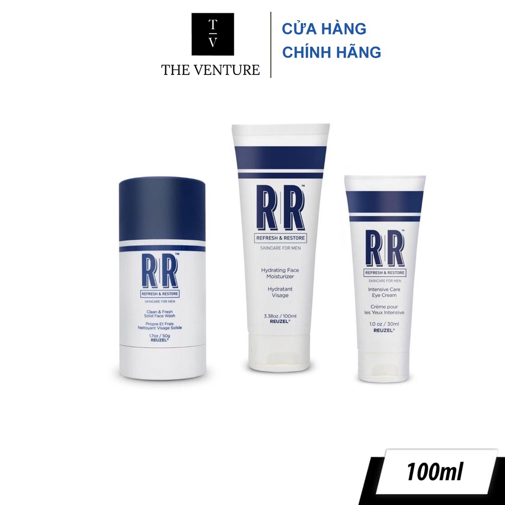 Bộ 3 Sản Phẩm Chăm Sóc Da Cho Nam Reuzel Refresh &amp; Restore Chính Hãng