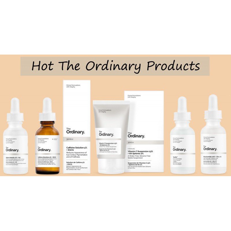 [Thanh Lý] Bộ Sản Phẩm Chăm Sóc Da The Ordinary