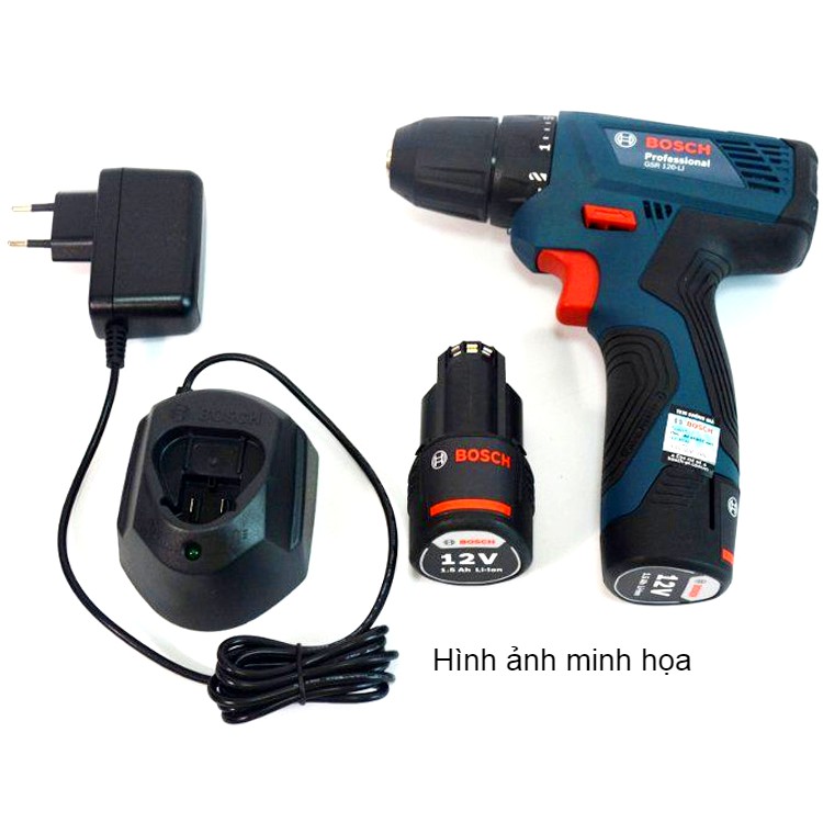 Sạc pin Bosch 10.8v - 12v Li-ion, đốc sạc 1.5a