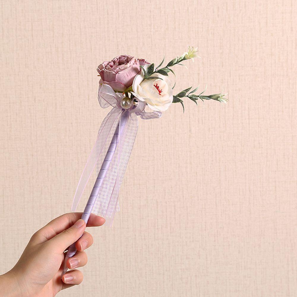 SUENIN Bút Bi Hình Nơ Hoa Hồng Cho Ngày Lễ Tình Nhân