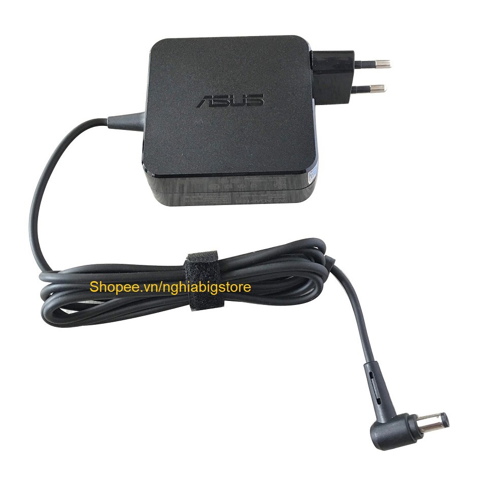 Adapter Sạc Laptop ASUS 19V 3.42A Cục Vuông Đầu Lớn 5.5mm - NowShip, Grab Tp.HCM