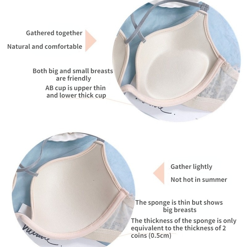 Áo Lót Nâng Ngực Có Thể Điều Chỉnh Kèm Nhẫn Đỡ Lưng Đẹp