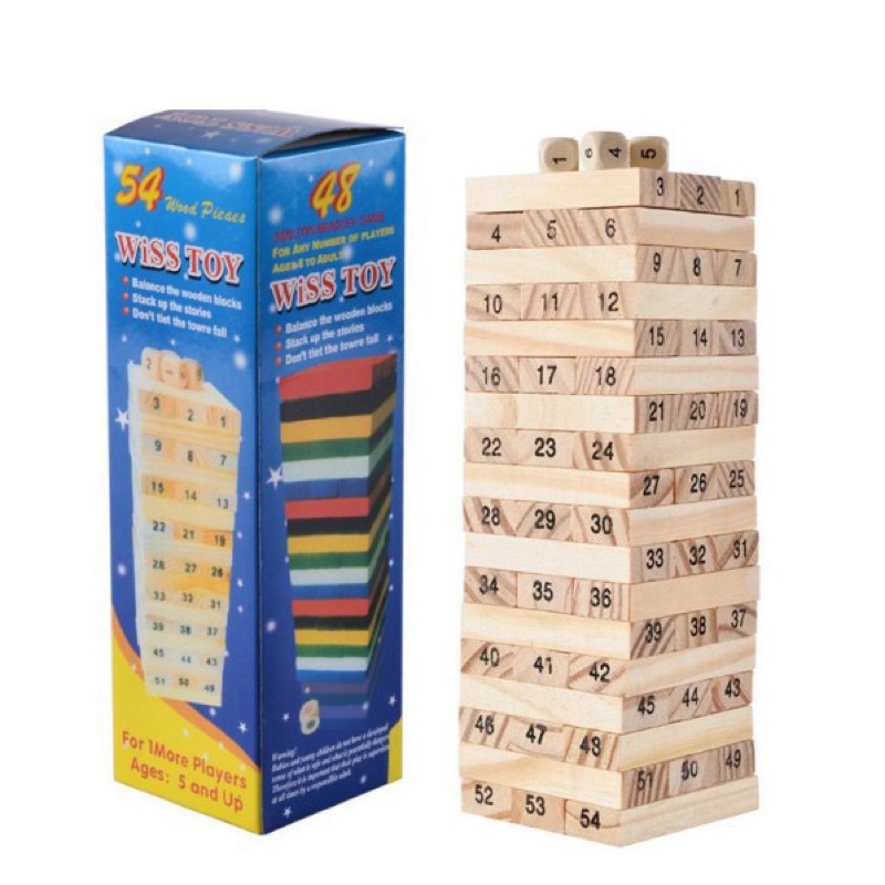 BỘ ĐỒ CHƠI RÚT GỖ ( LOẠI TO + BÉ )