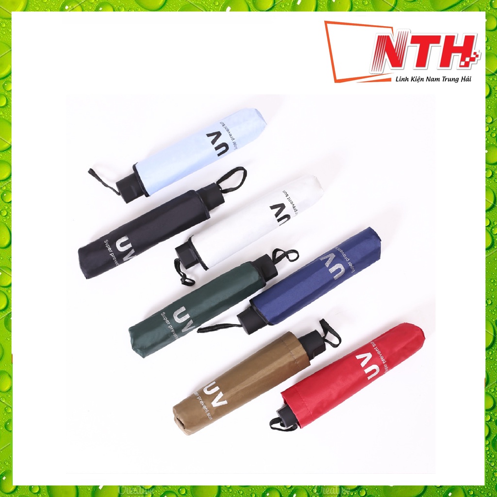 Dù Gấp Gọn Che Mưa, Che Nắng Ngăn Tia UV - Giao màu ngẫu nhiên - NTH