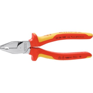 Kềm đa năng mạ crom, cách điện knipex 02 06