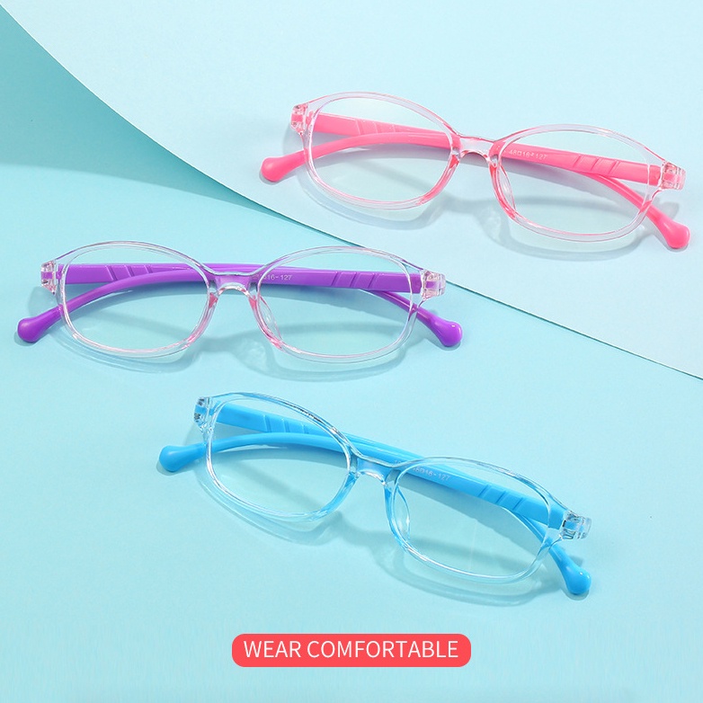 Kính chống cận lọc ánh sáng xanh, tia cực tím cho trẻ từ 3-10 tuổi