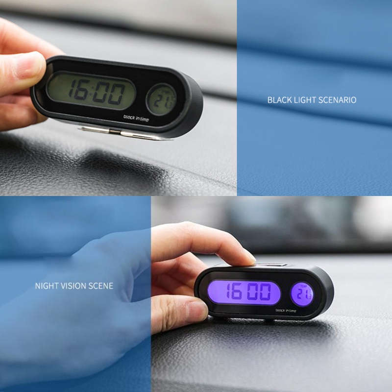 Đồng Hồ Kỹ Thuật Số Cho Xe Hơi Phạm Vi 12 24 Giờ - 20-50°C