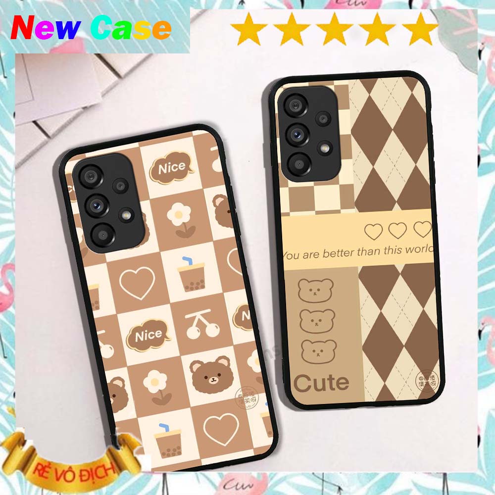 Ốp lưng Samsung A13 / A23 / A33 / A53 / A73 5G in hình caro good love cao cấp