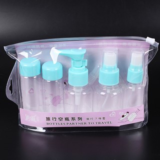 Bộ chiết mỹ phẩm du lịch mini 6 món