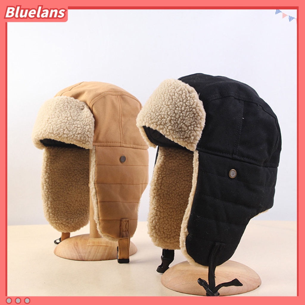 Mũ cotton Bluelans che tai giữ ấm mùa đông unisex
