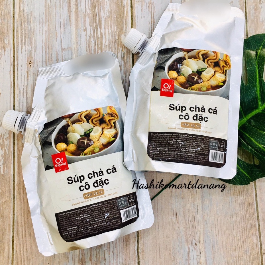 Súp nấu chả cá cô đặc 500g - dùng nấu canh chả cá Hàn Quốc