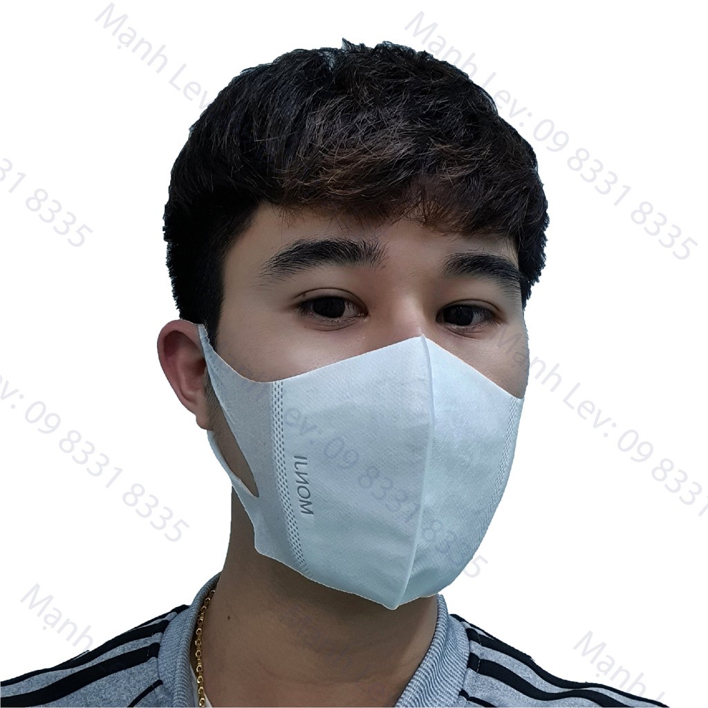 Khẩu trang 3D Mask Monji công nghệ dập Nhật Bản hộp 50 cái | BigBuy360 - bigbuy360.vn