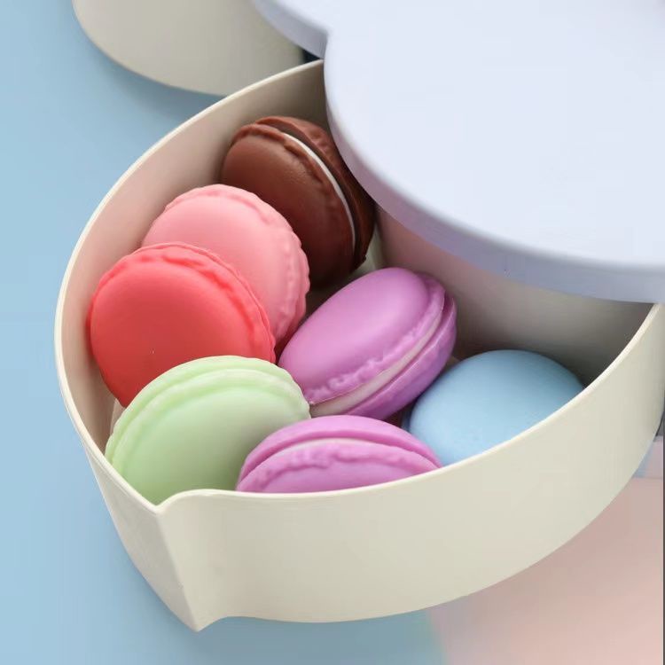 Khay đựng trái cây xoay được kèm giá đỡ điện thoại sáng tạo