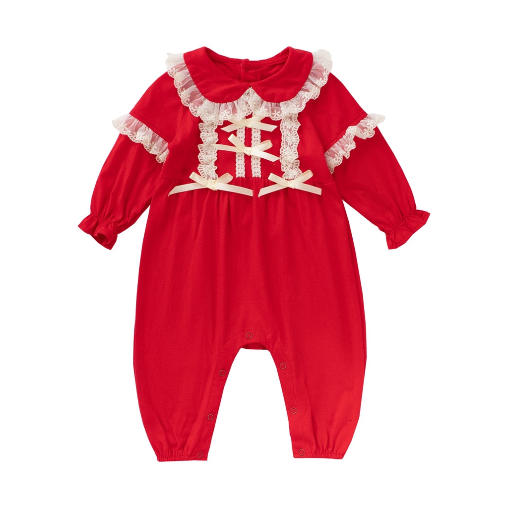 Sanlutoz Autumn Princess Long Sleeve Baby Girls Rompers