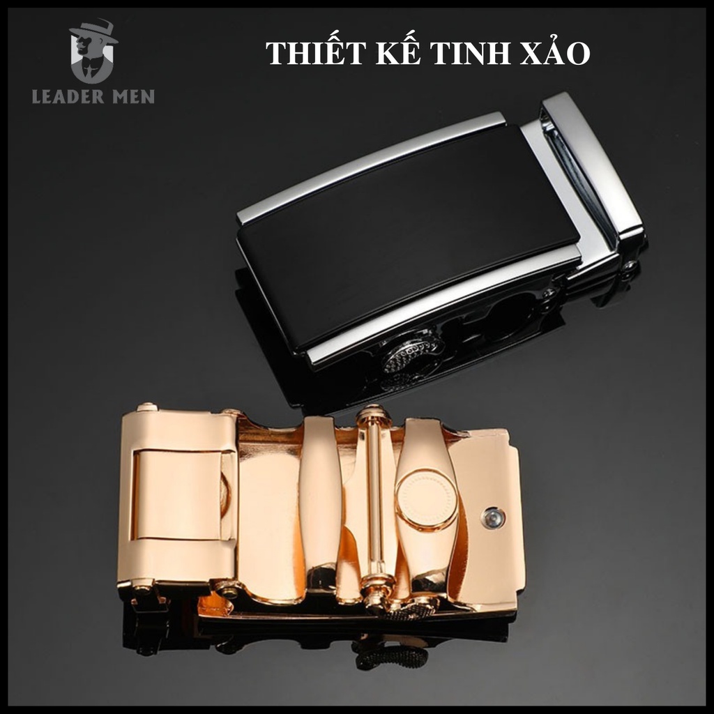 Thắt Lưng Da Nam LMEN-11 Chất Liệu Da Cao Cấp Khóa Tự Động - Dây Nịt Da Nam Thời Trang Kiểu Dáng Sang Trọng - LeaderMen