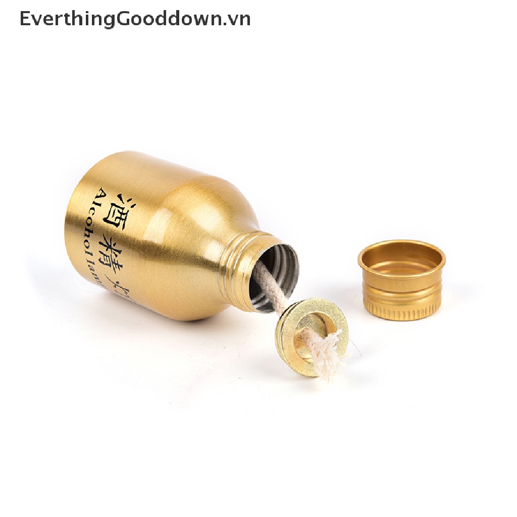 Everthinggooddown 1 Đèn Cồn mini 50ml Vỏ Kim Loại Dùng Trong Phòng Thí Nghiệm