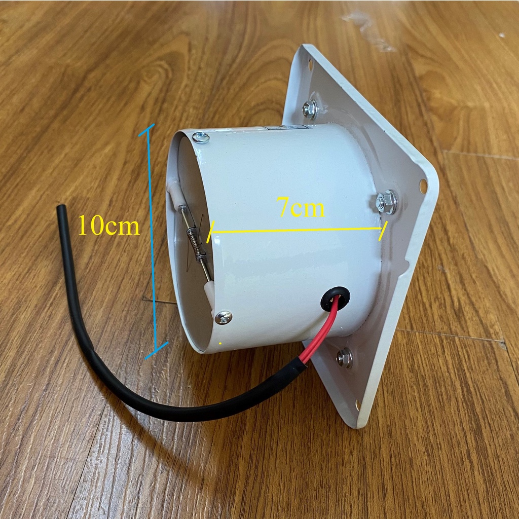 Quạt Hút Gió Quạt Thông Gió F100 FREESHIP Quạt Hút Mùi Nhà Vệ Sinh Cánh Và Vỏ Sắt, Mô Tơ Dây Đồng 100%