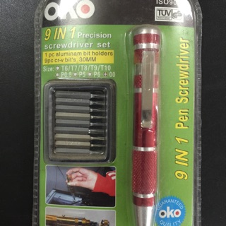 Bộ bút vặn tô vít đa năng 9trong1 hãng oko tiêu chuẩn iso9001