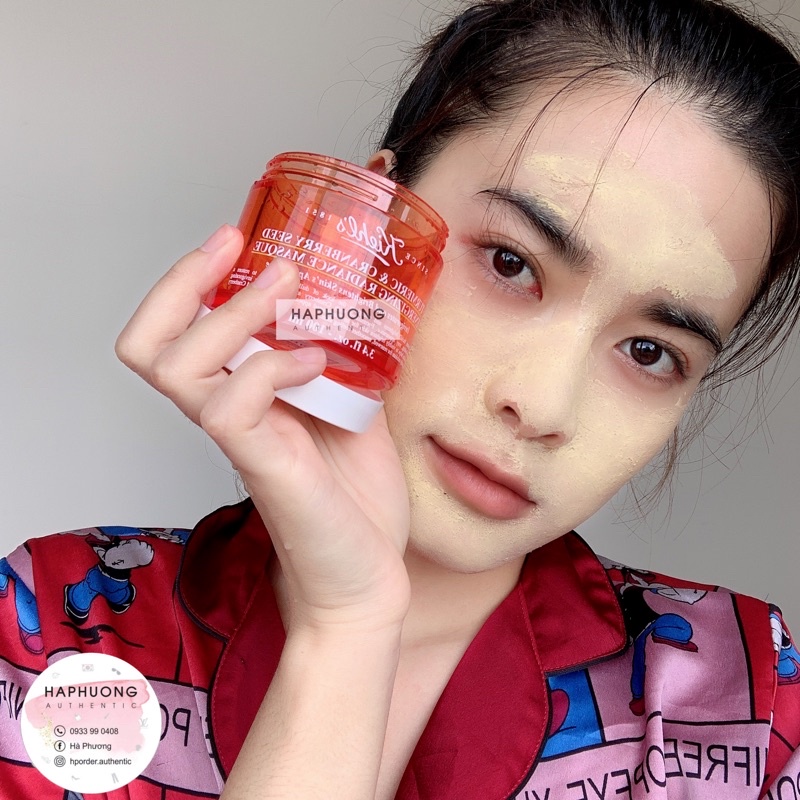 Hũ chiết mặt nạ nghệ Turmeric & Cranberry Seed Energizing Radiance Masque - Kiehl’s