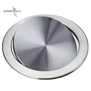 Nắp đậy thùng rác bằng thép không gỉ có thể xoay được tiện lợi