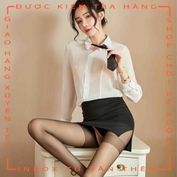 Set đồ ngủ Cosplay Cô thư ký đáng yêu L108 / không kèm vớ  - hot tiktok | BigBuy360 - bigbuy360.vn