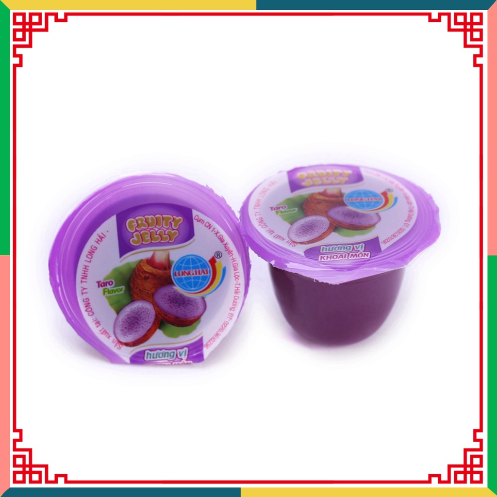 Thạch rau câu Long Hải vị khoai môn tải trọng túi 416 g