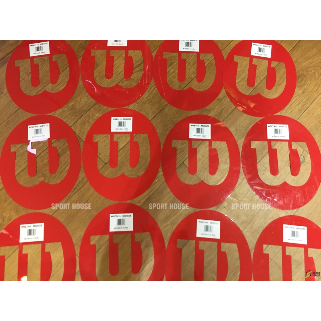 Khuôn vẽ mặt vợt Logo Wilson
