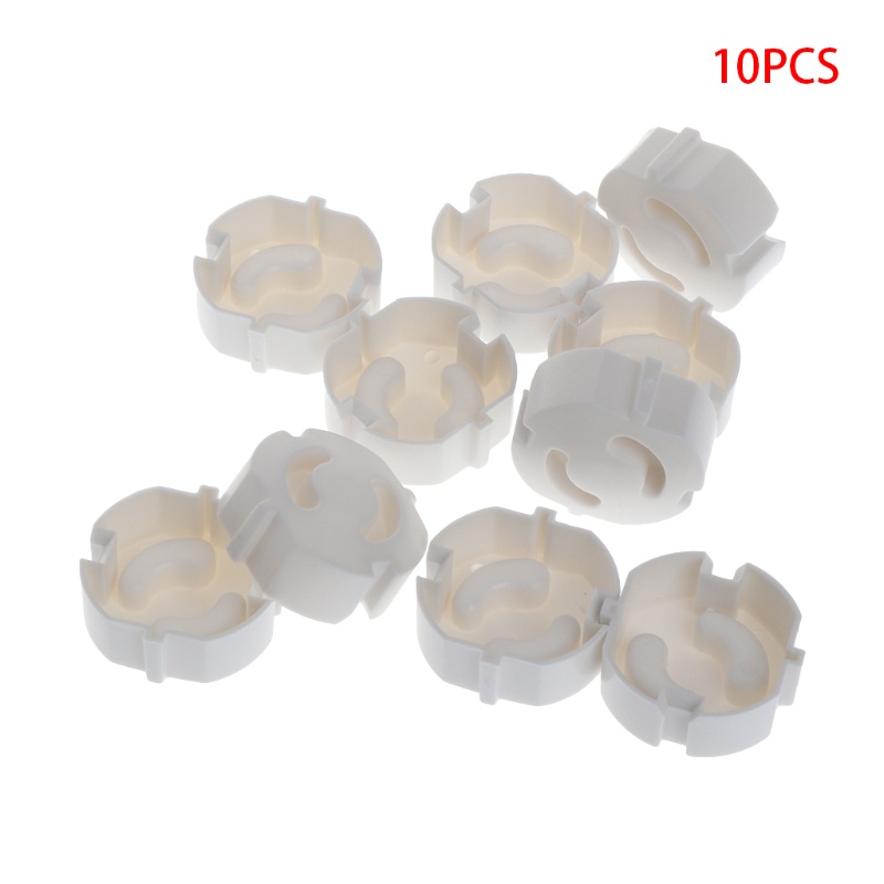 Bộ 10 Nắp Đậy Ổ Cắm Điện Gắn Tường Chống Thấm Nước Tiện Dụng