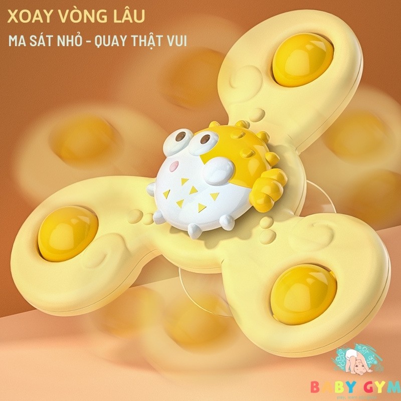 [Mã SKAMLTSW8 giảm 10% đơn 100K] Con Quay Spinner Dính Tường Bằng Nhựa Cao Cấp – Bộ 03 Con Quay Chủ Đề Sinh Vật Biển