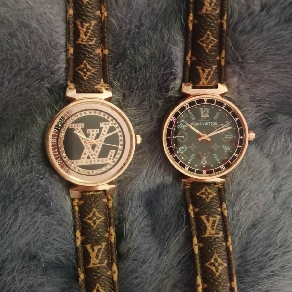LV Women Watches Đồng hồ kim dây đa in thương hiệu sang trọng cho cặp đôi | BigBuy360 - bigbuy360.vn