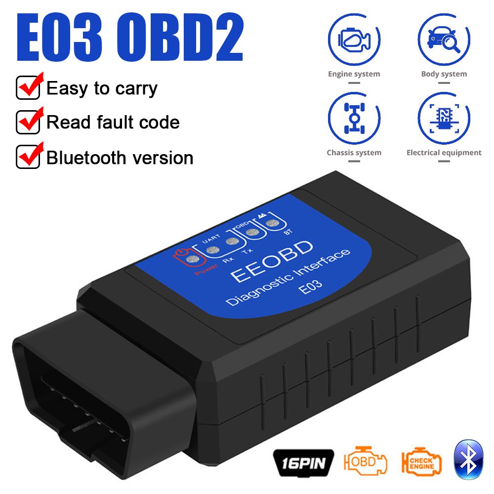 Thiết Bị Quét Chuẩn Đoán Lỗi Ô Tô Obd2 Kết Nối Bluetooth